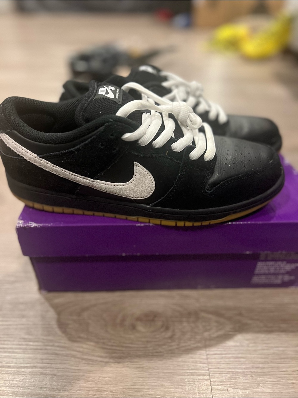Nike SB dunk Black White Gum Men’s Size 11